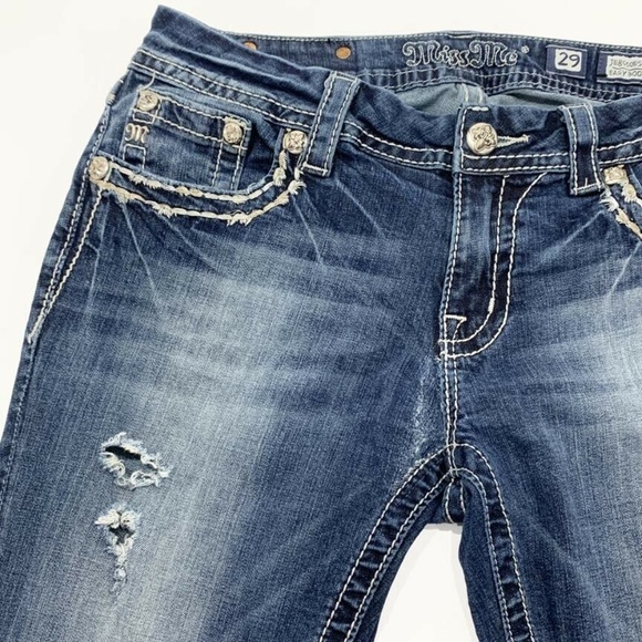 Miss Me Womens Easy Boot Jeans Size 29 or 8 - Picture 3 of 8